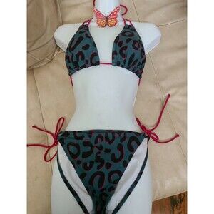 Bikini By Pool Party size large top no size but fits my b to c mannequin euc
